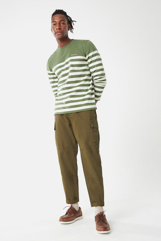 Firthmoor stripe crew T-shirt