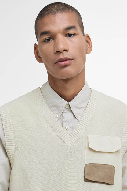Multi-Pocket Sweater Vest