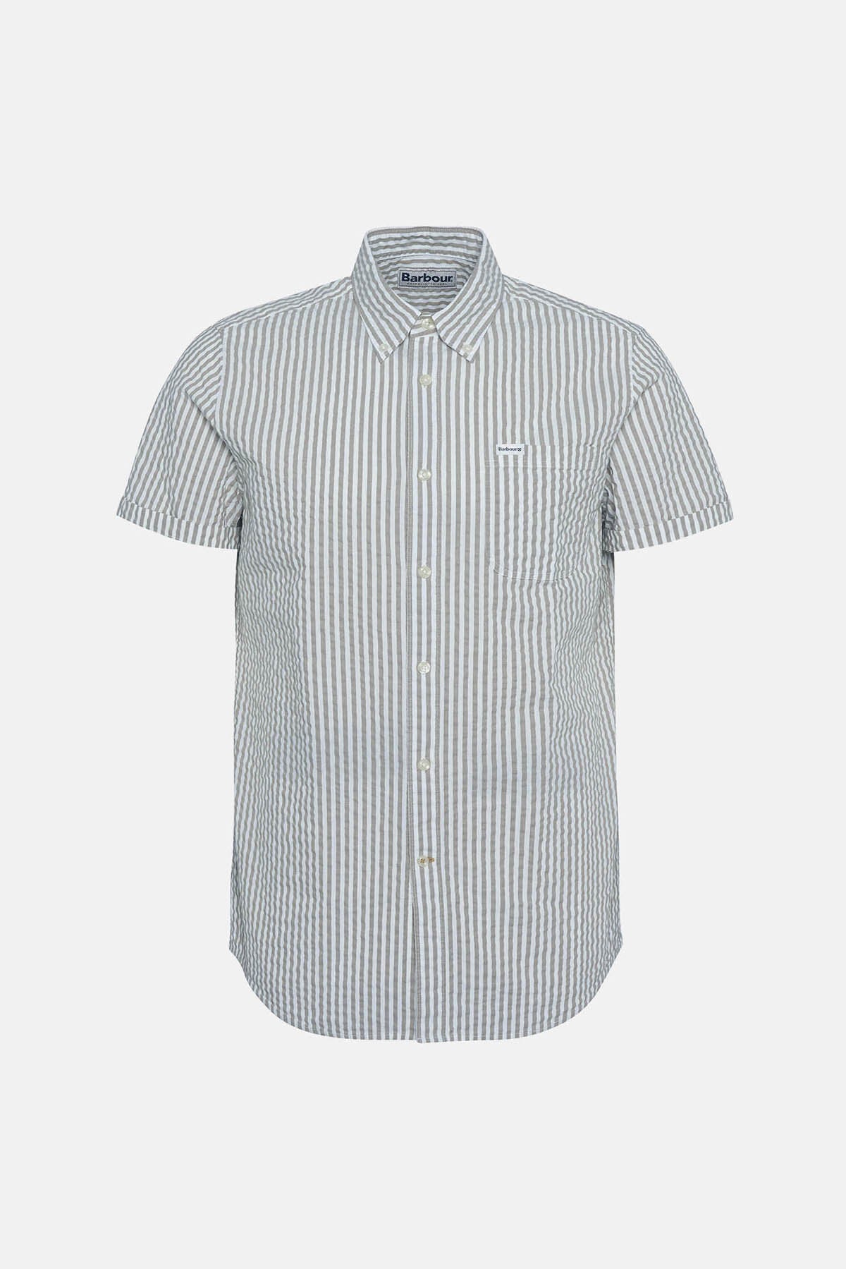 Cresswell Seersucker Regular Short-Sleeved Shirt