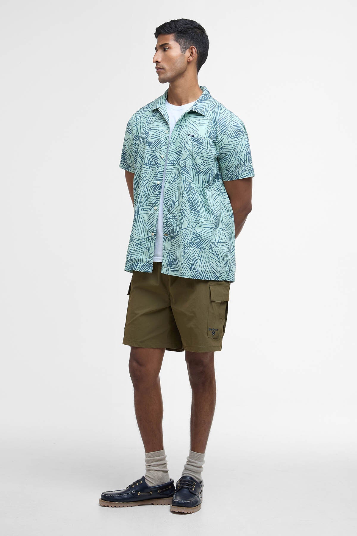 Falmouth Printed Regular Short-Sleeved Shirt
